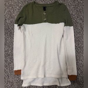 W Buckle oversized top